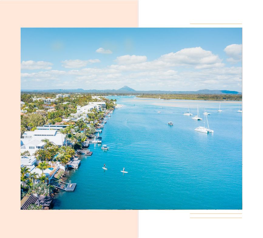 Portside Noosa Waters Townhouse waterviews