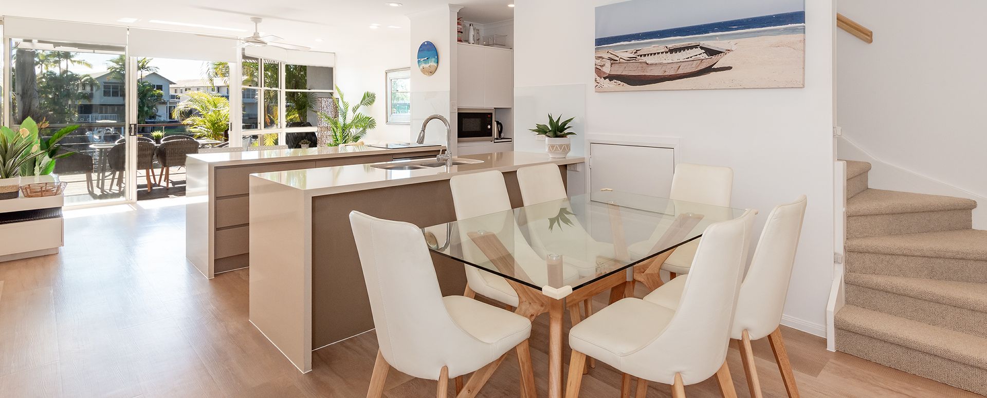 Noosa Waterfront Accommodation Portside Townhouses